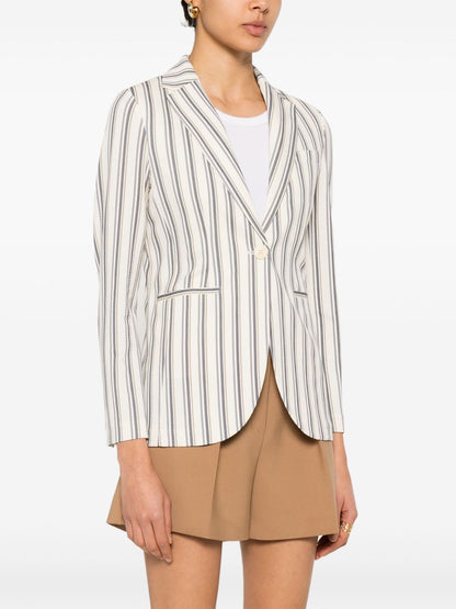Cotton single-breasted jacket
