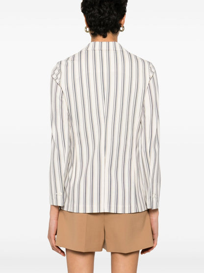 Cotton single-breasted jacket