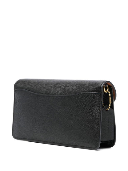 Tabby chain leather clutch
