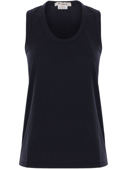 Logo jersey tank top