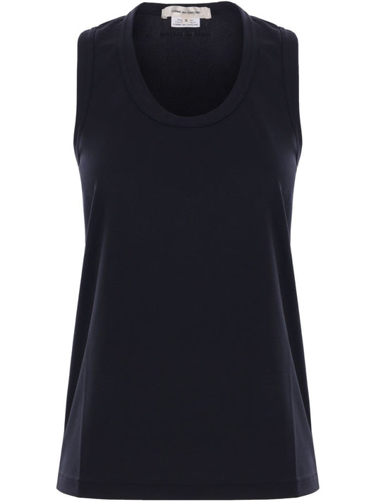 Logo jersey tank top