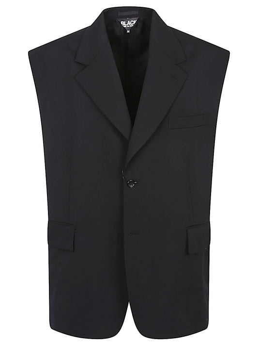 Wool sleeveless jacket