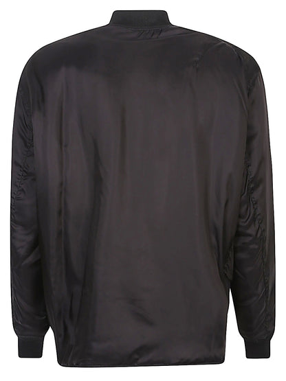 Asymmetric bomber jacket