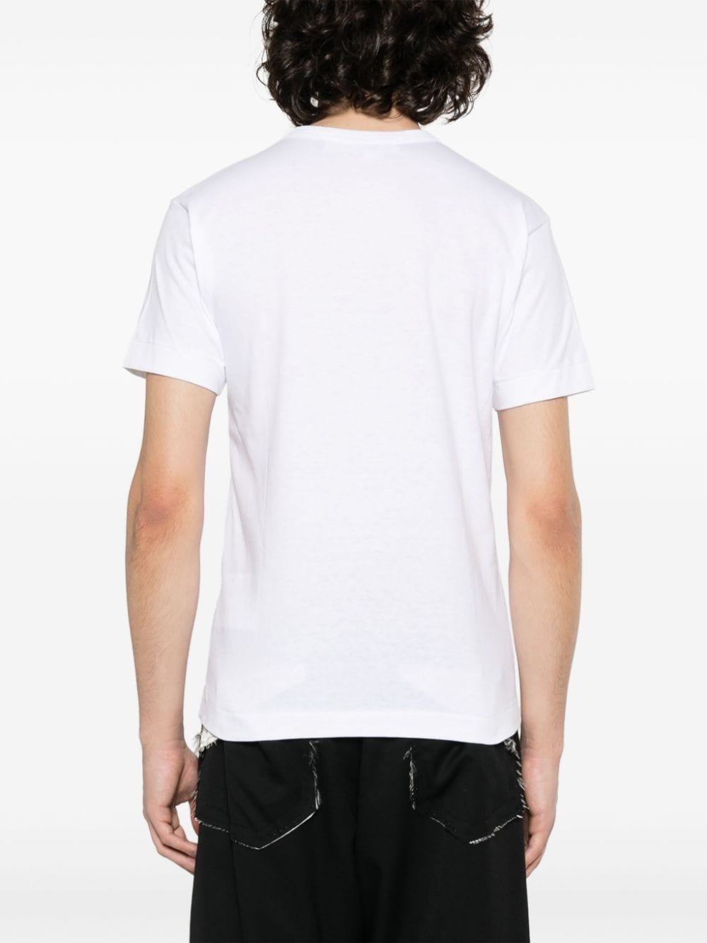 Black heart cotton t-shirt