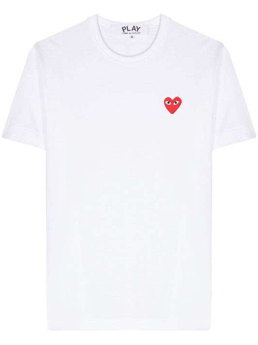Red heart cotton t-shirt