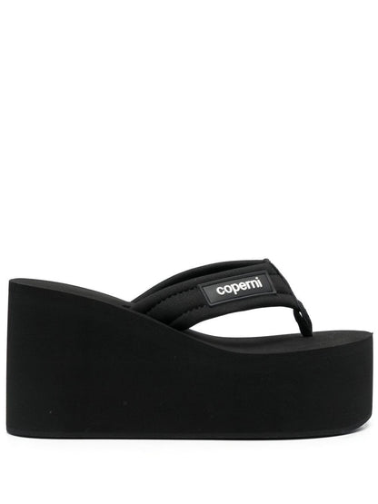Wedge thong sandals