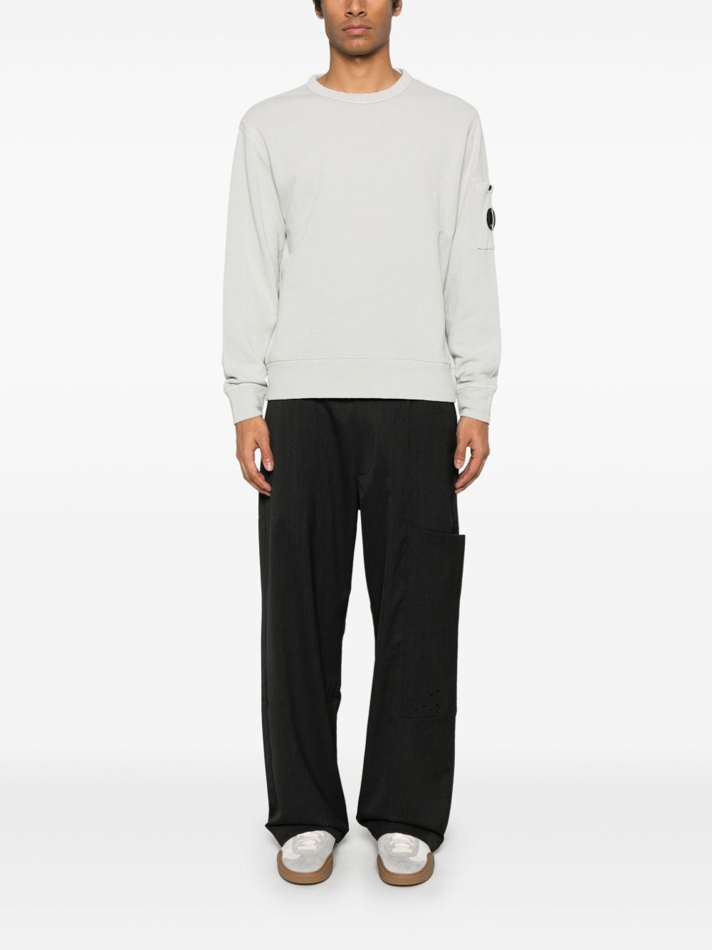 Logo cotton crewneck sweatshirt