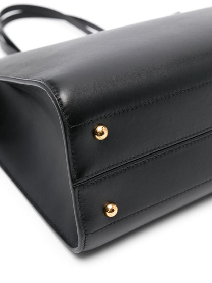 Sicily large leather tote bag