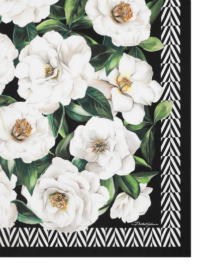 Printed silk foulard