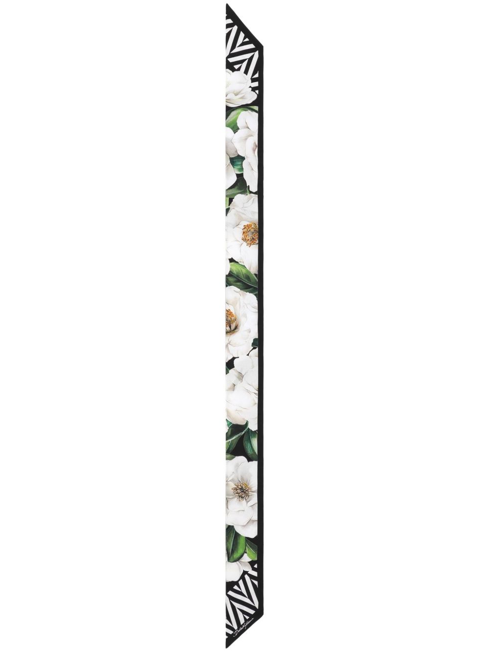 Printed silk foulard