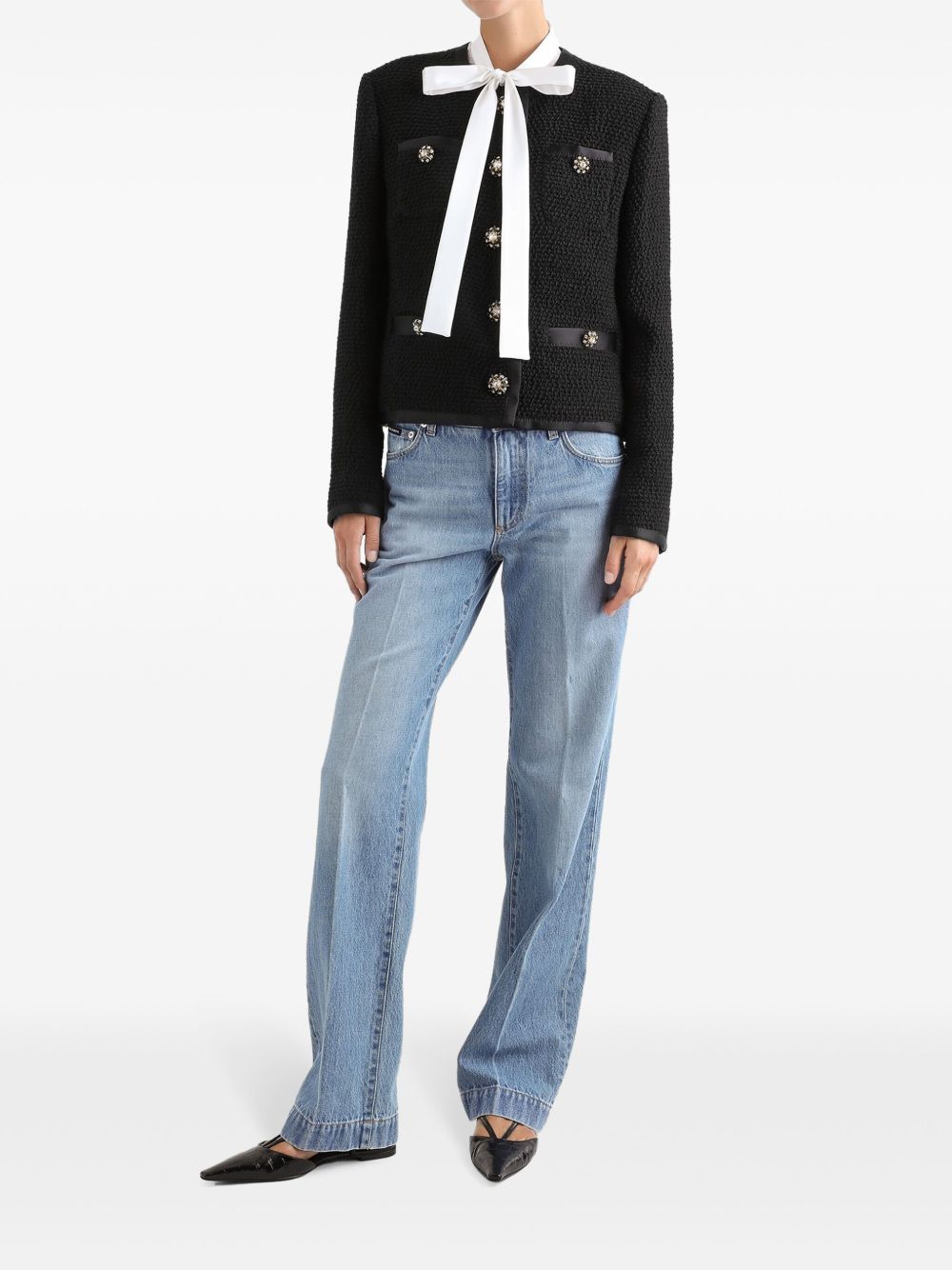 Denim cotton jeans