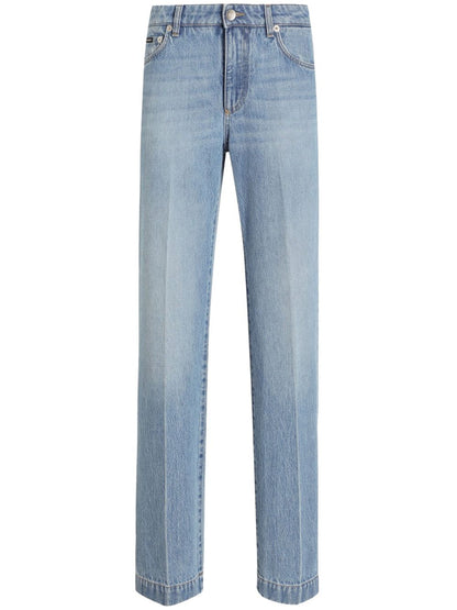 Denim cotton jeans