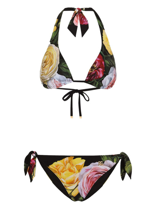 Printed bikini set
