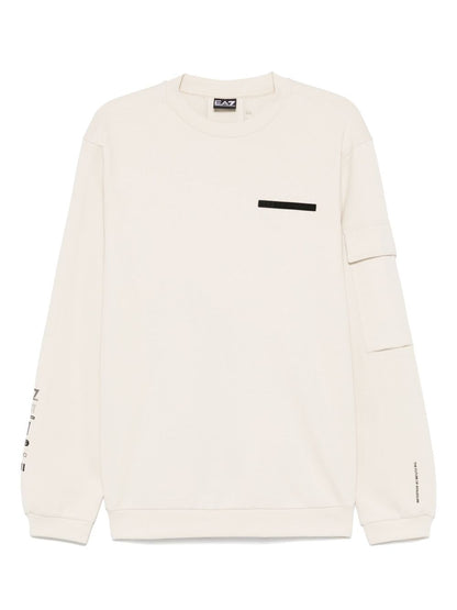 Logo cotton crewneck sweatshirt