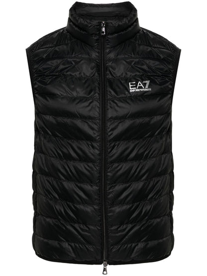 Logo down vest
