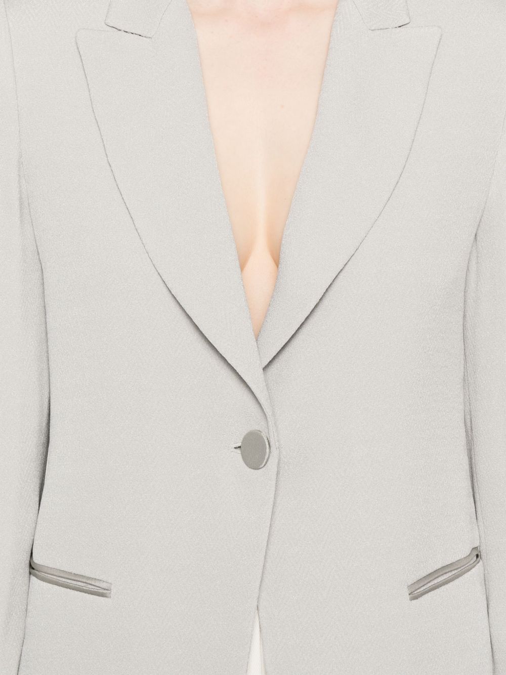 Single-breasted blazer jacket
