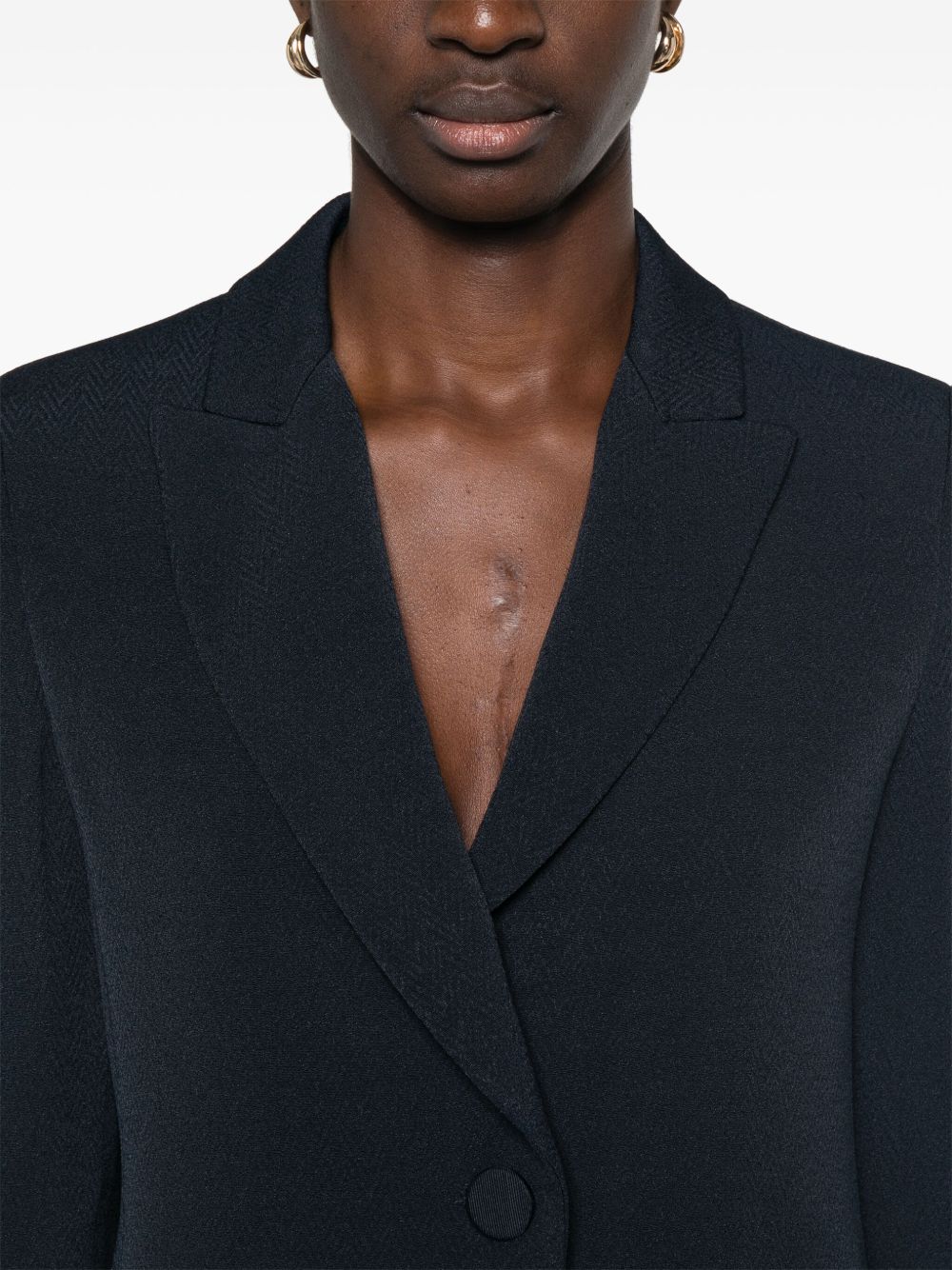 Single-breasted blazer jacket