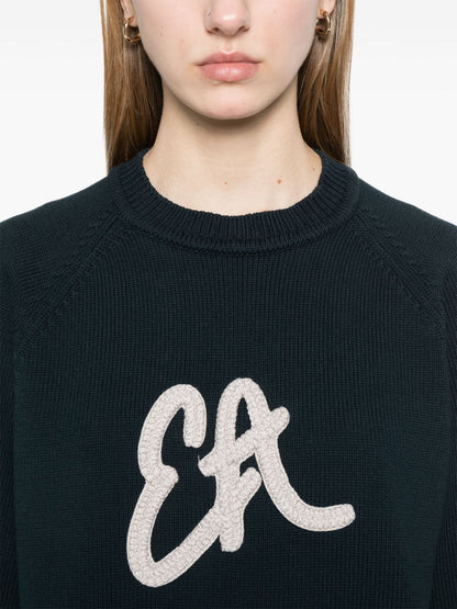 Logo cotton blend sweatshirt