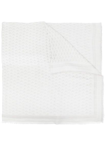 Wool blend foulard
