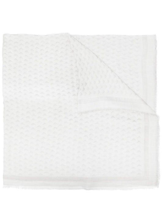 Wool blend foulard