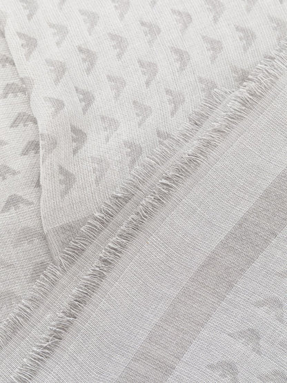 Wool blend foulard