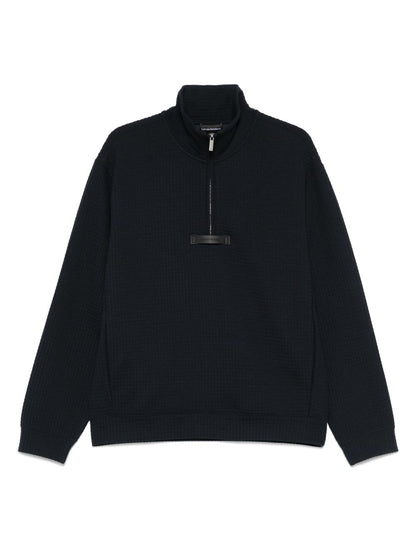 Half-zip sweatshirt