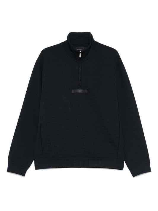 Half-zip sweatshirt