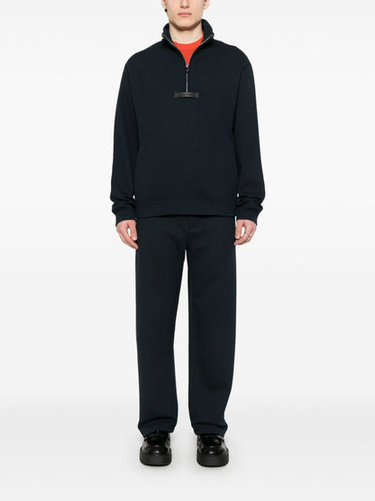 Half-zip sweatshirt