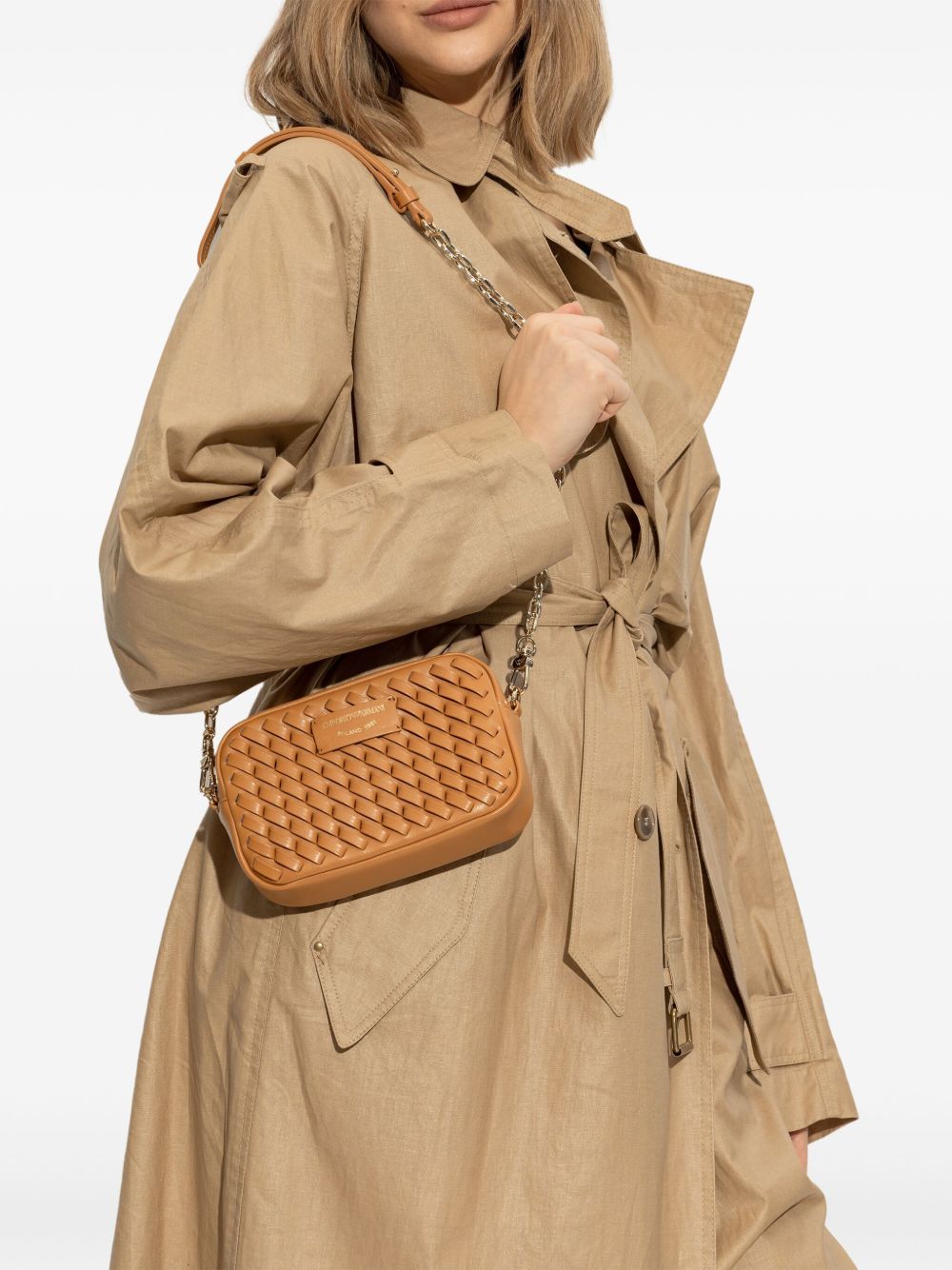 Leahter camera bag