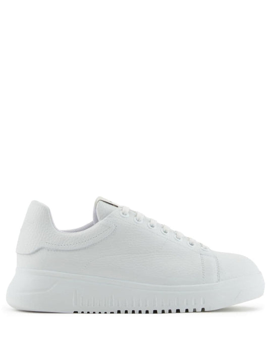Cruelty free leather sneakers