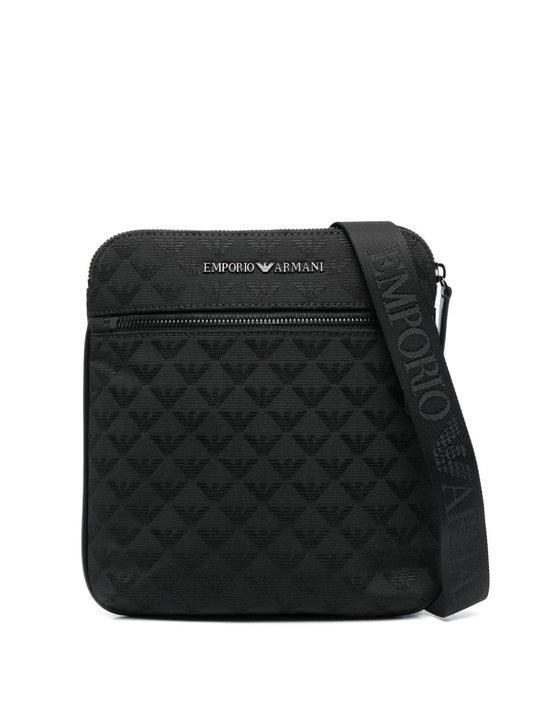 Allover logo crossbody bag
