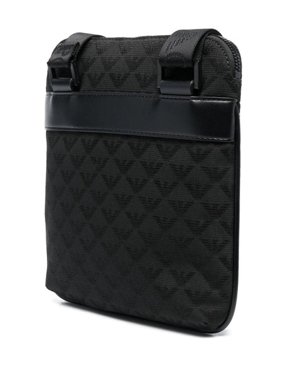 Allover logo crossbody bag