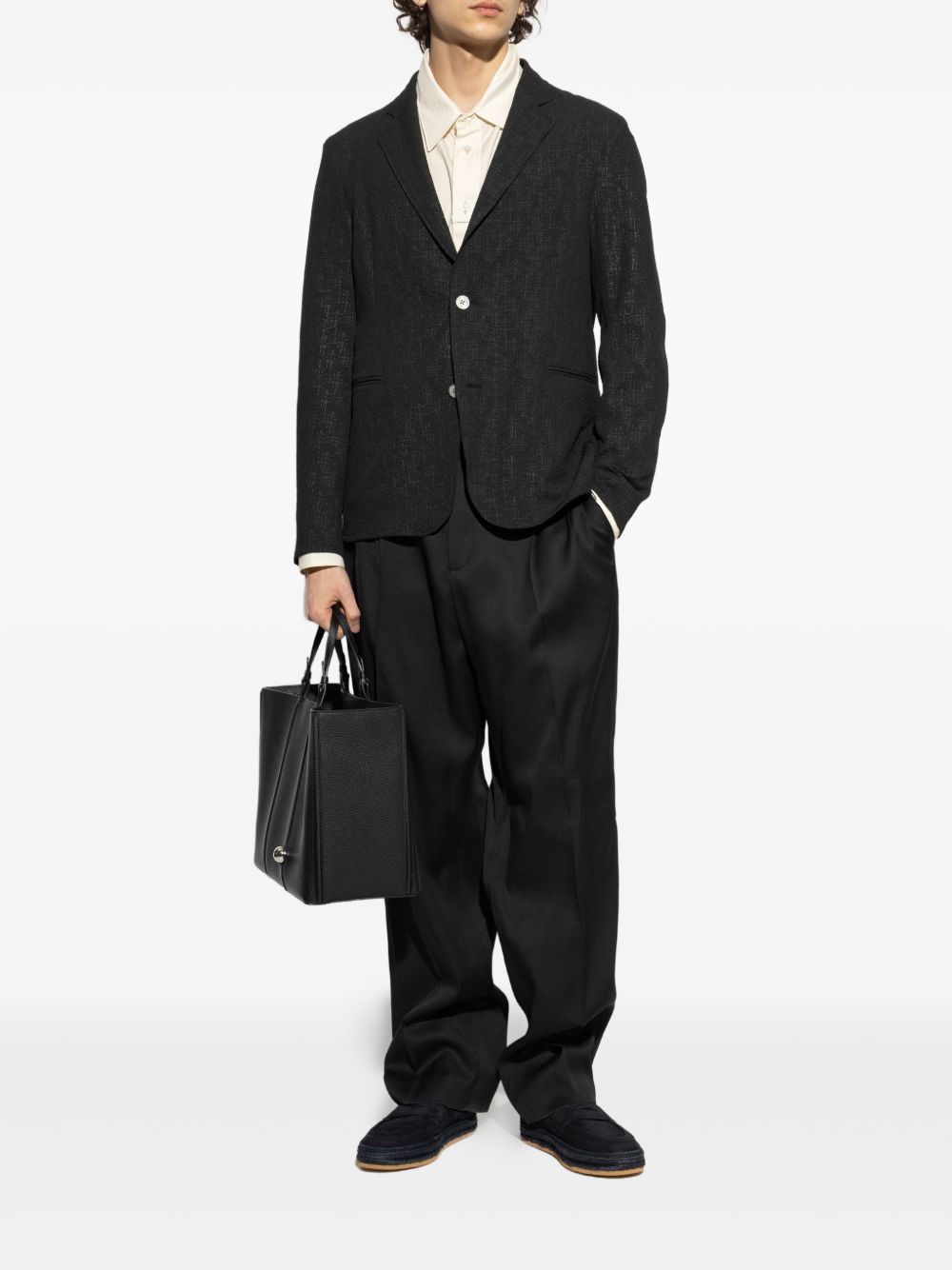 Single-breasted blazer jacket