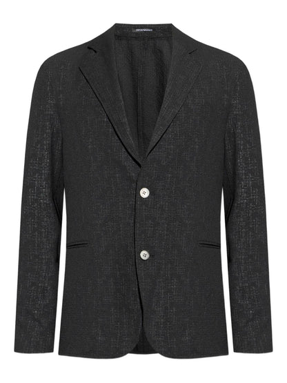 Single-breasted blazer jacket
