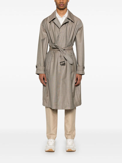 Wool belted coat