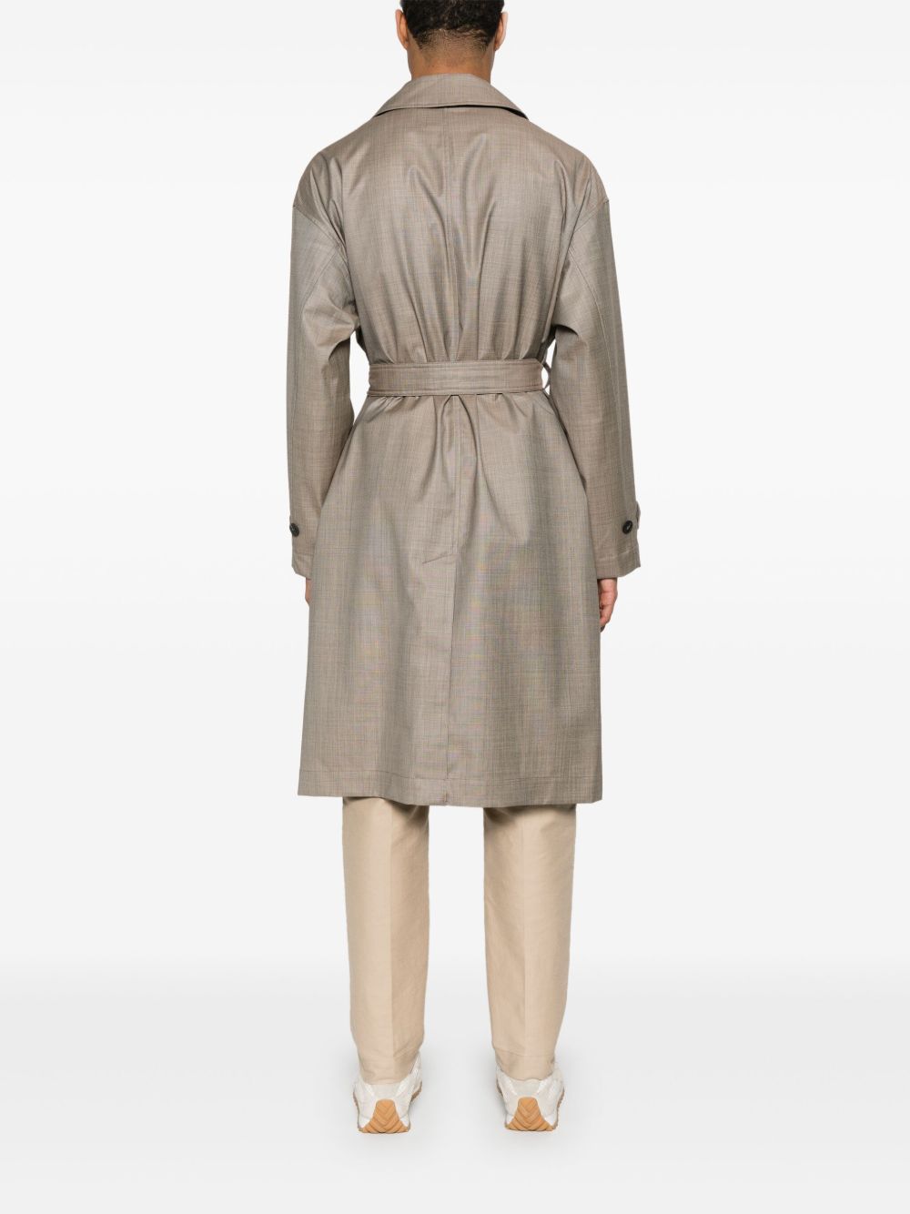 Wool belted coat