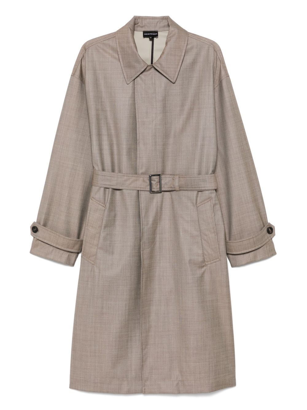 Wool belted coat