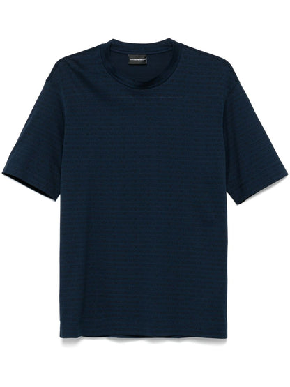 Allover logo cotton t-shirt