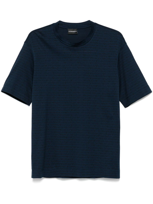Allover logo cotton t-shirt