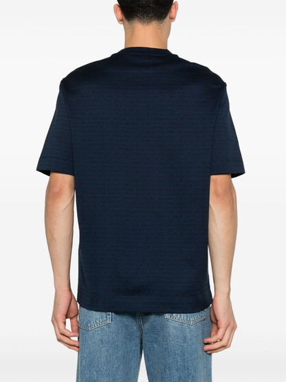 Allover logo cotton t-shirt