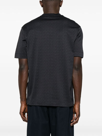 Allover logo cotton t-shirt