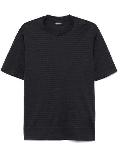 Allover logo cotton t-shirt