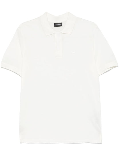 Logo cotton polo shirt