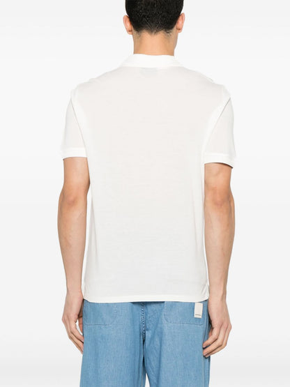 Logo cotton polo shirt