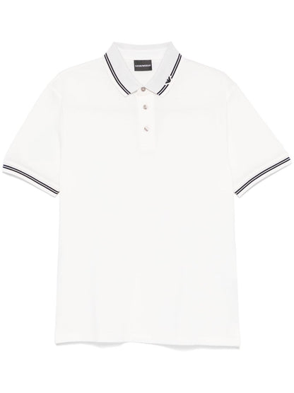 Logo cotton polo shirt