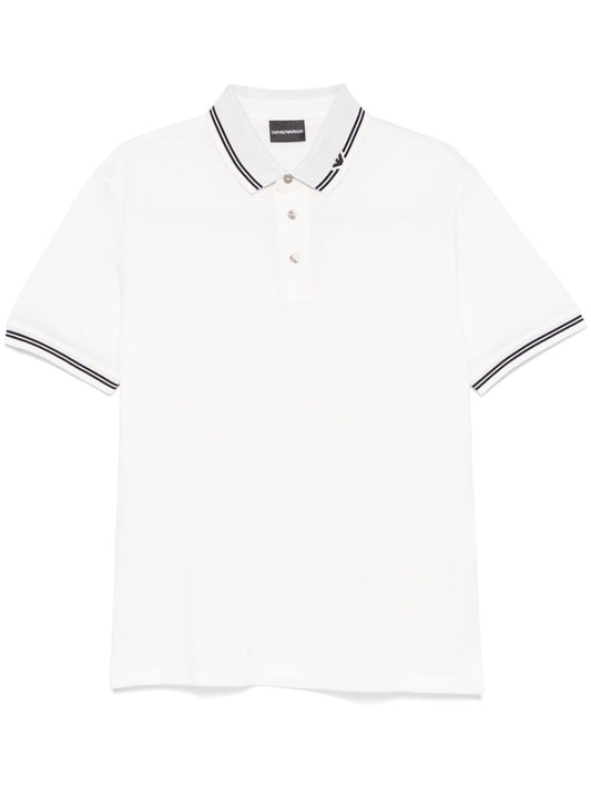 Logo cotton polo shirt