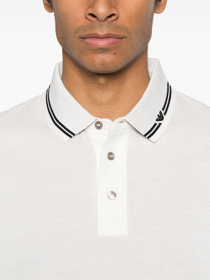 Logo cotton polo shirt