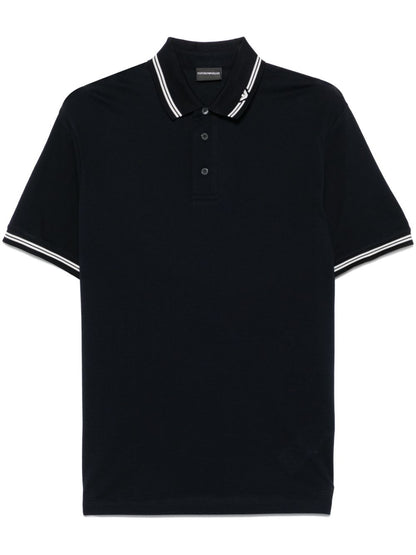 Logo cotton polo shirt