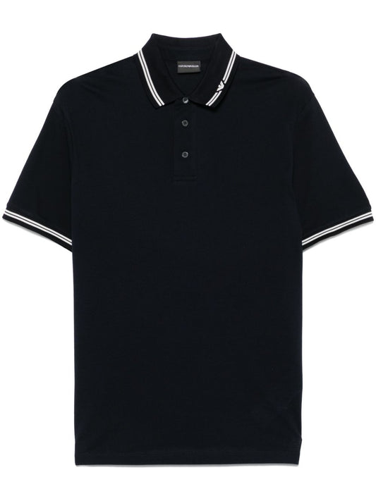 Logo cotton polo shirt