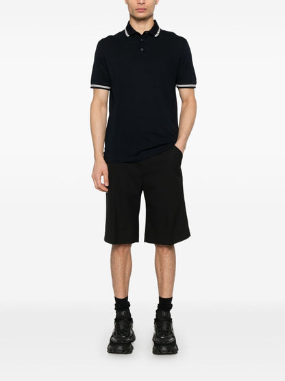 Logo cotton polo shirt